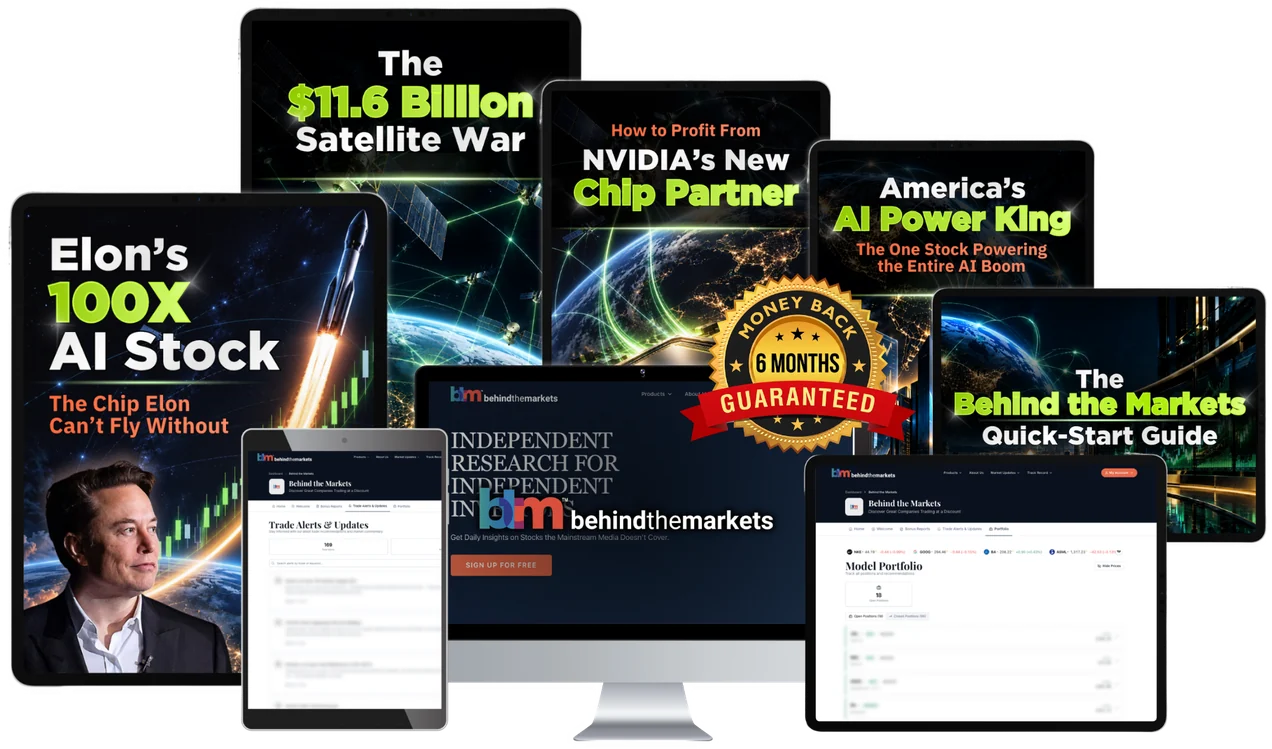 Behind the Markets membership bundle: special reports, website, and six-month money-back guarantee