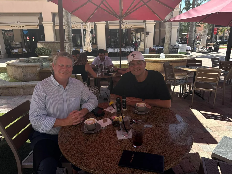 Dylan Jovine and Bill Huizenga